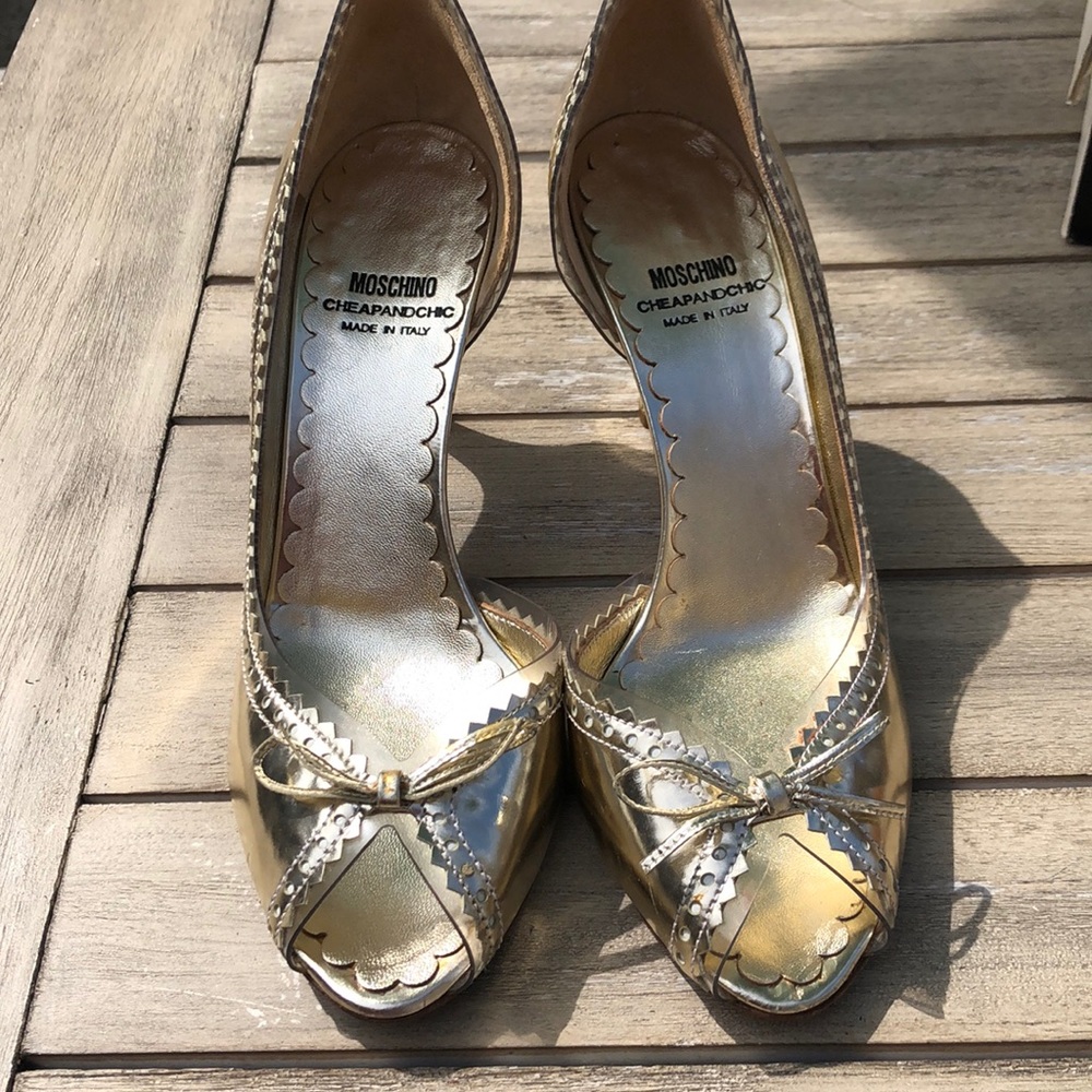 Sold in another platform. Moschino Cheap And Chic Open Toe